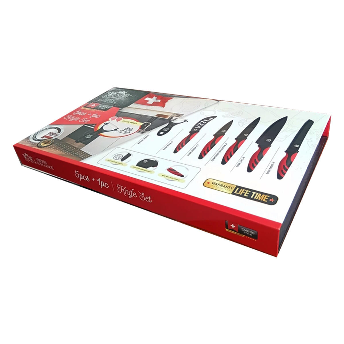 Set de Cuchillos Profesionales Black (6 Piezas)